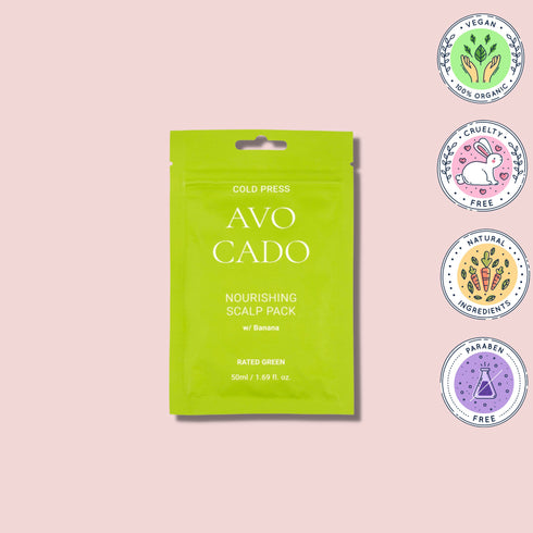 Rated Green Cold Press Avocado Nourishing Scalp Pack - WowSkin Romania